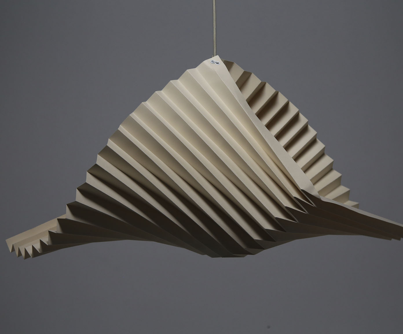 Lumin&aacute;ria Origami Evo&aacute; Marfim image number 4