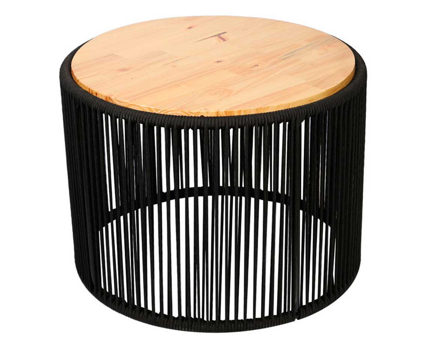 Mesa de Centro Cayman Corda N&aacute;utica - Preto - image 0