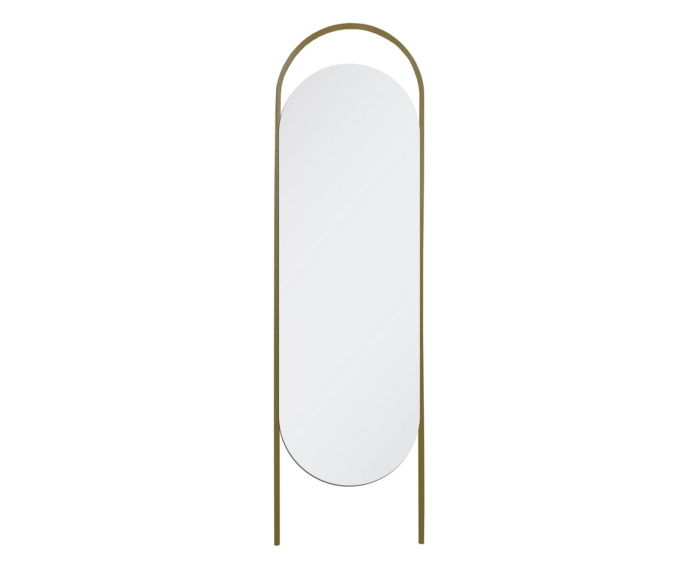 Espelho de Corpo Portal Fit Oblongo Dourado - image 0