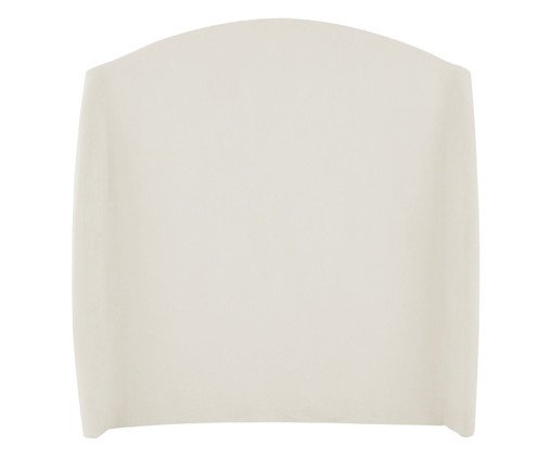 Cabeceira em Boucle Aveludado Smooth OffWhite image number 10