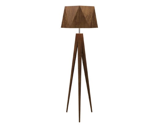 Coluna Facetada Imbuia - 170X170X55cm image number 0