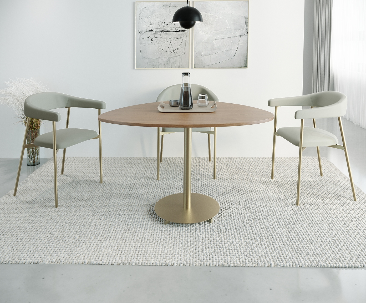 Jogo de Cadeiras de Jantar Angel Off White image number 5