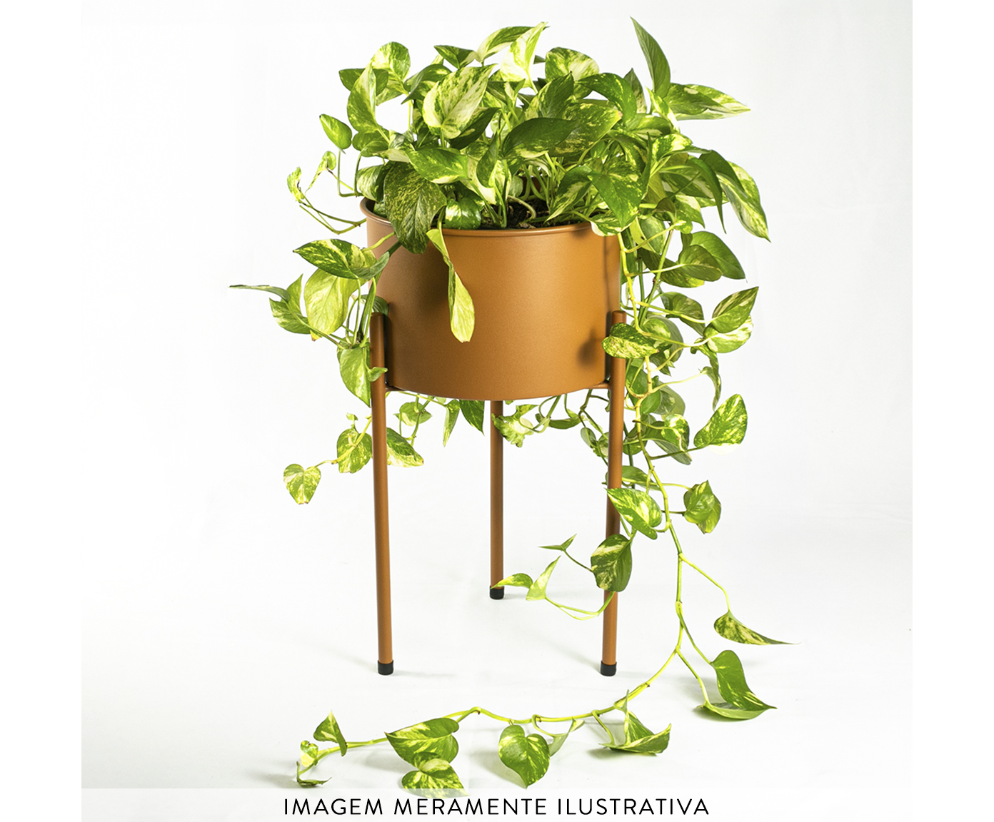Suporte de Plantas com Vaso Humait&aacute; 2.0 Terra Cota - image 1