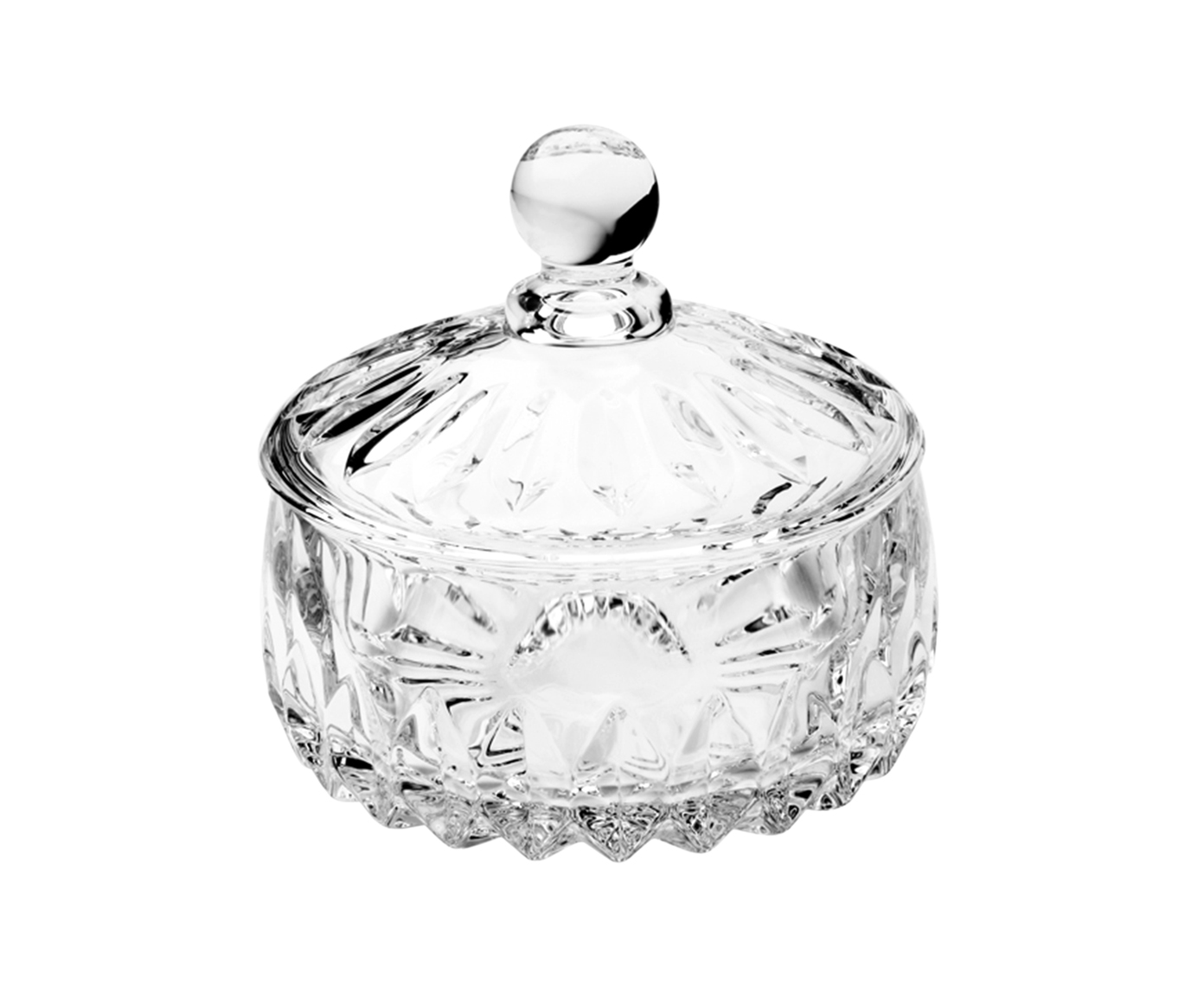 Pote Decorativo em Cristal Louise Transparente image number 1