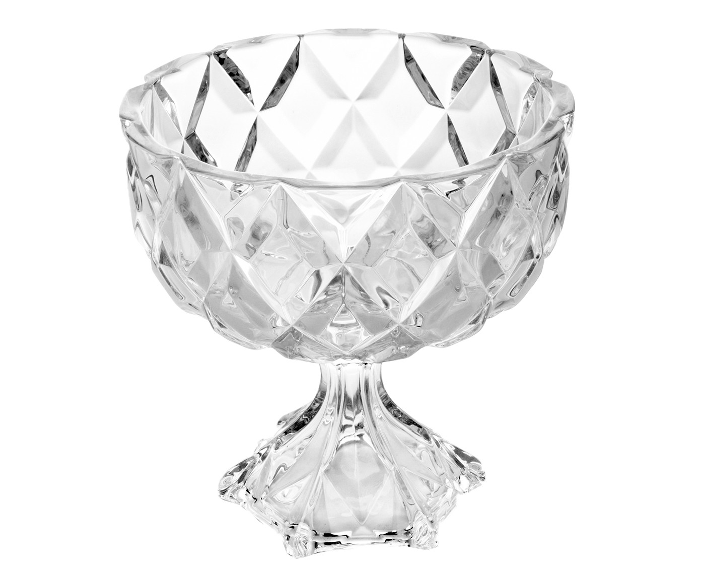Centro de Mesa Petit Deli Diamond com P&eacute; Cristal - image 0