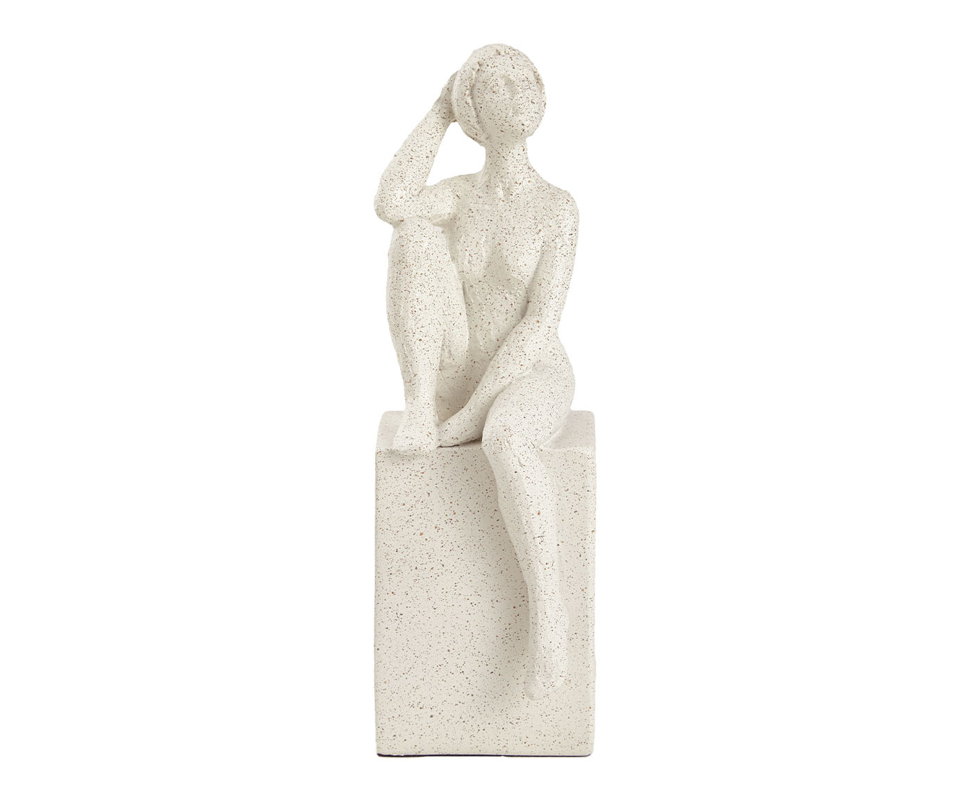 Adorno Mulher Posing Off White - image 0
