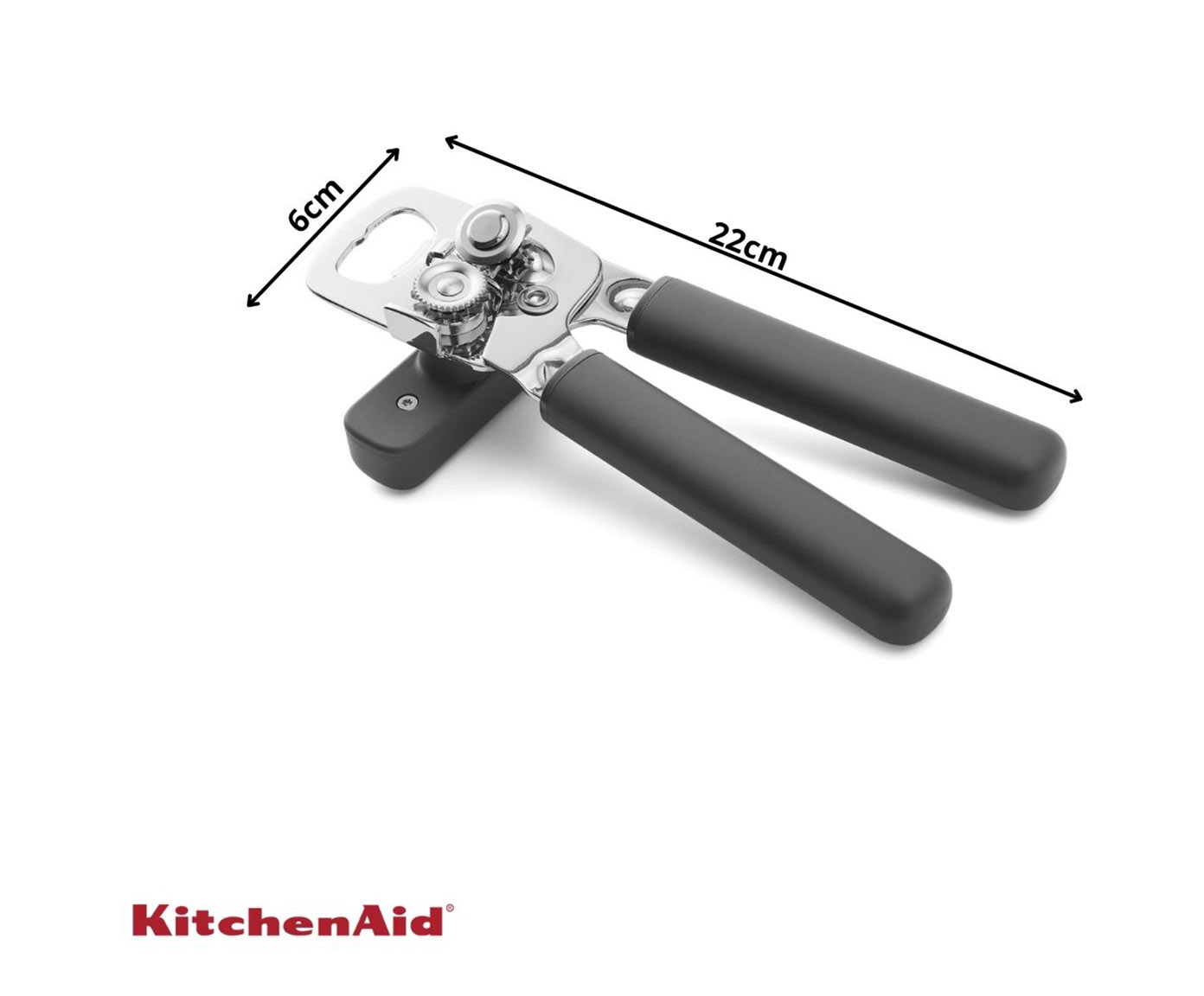Abridor de Latas Dois em Um Kitchenaid Cinza - image 1