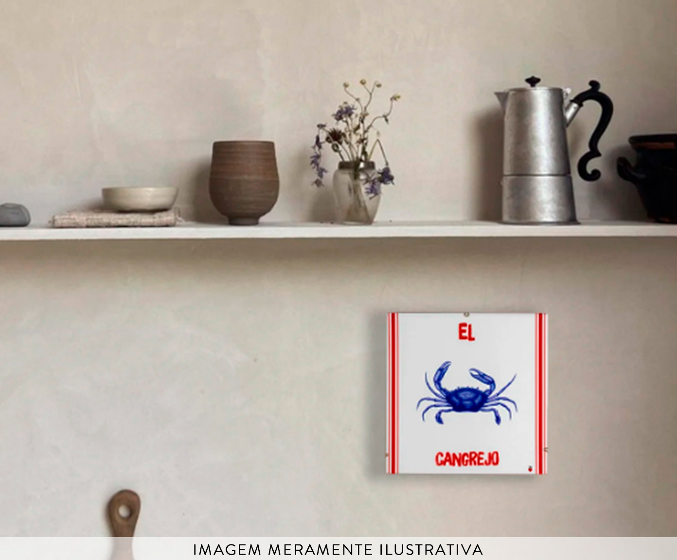 Quadro Azuleicha Avulso - Caranguejo - image 1