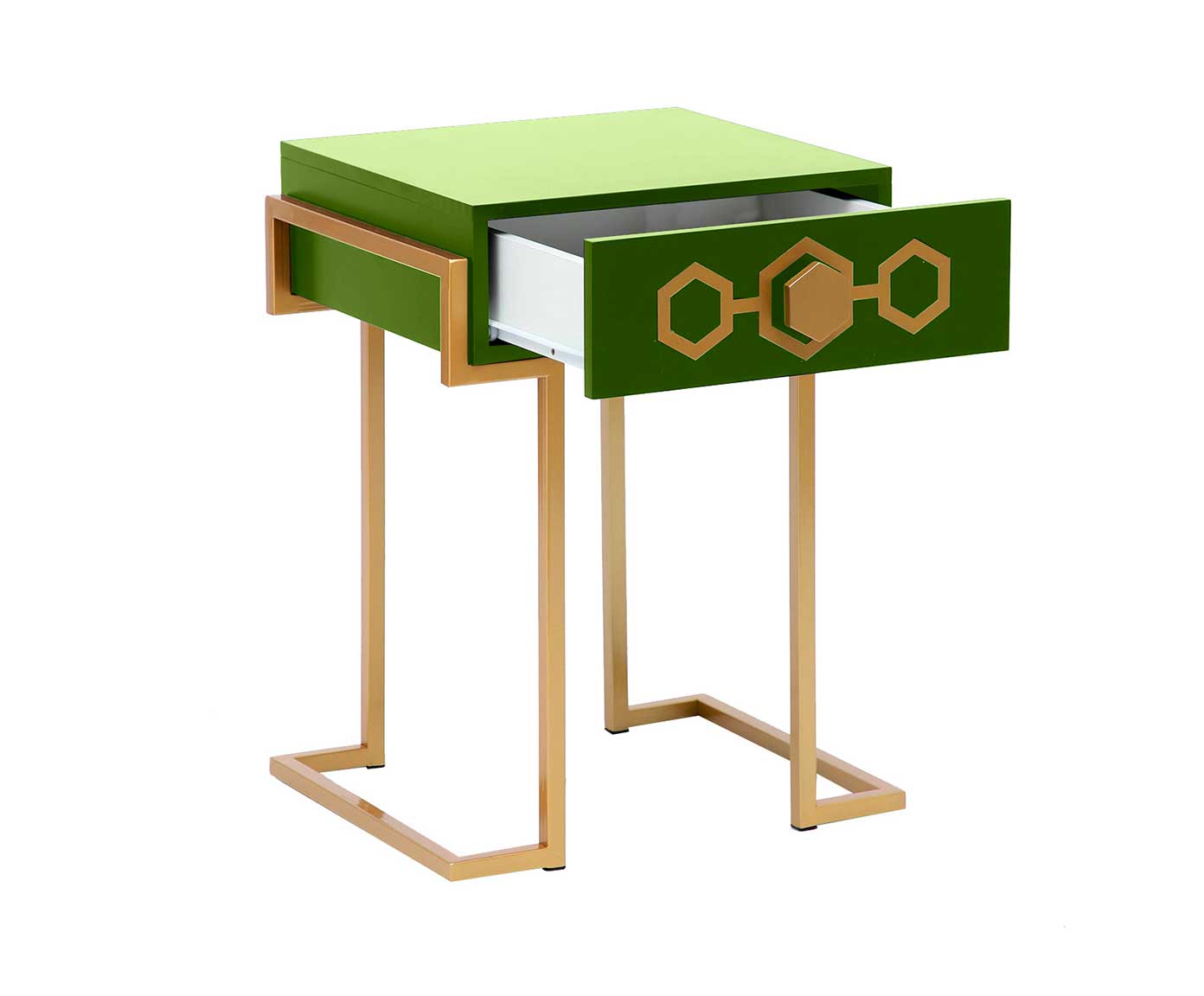 Mesa de Cabeceira Glam Olivedrab - Verde Musgo image number 3