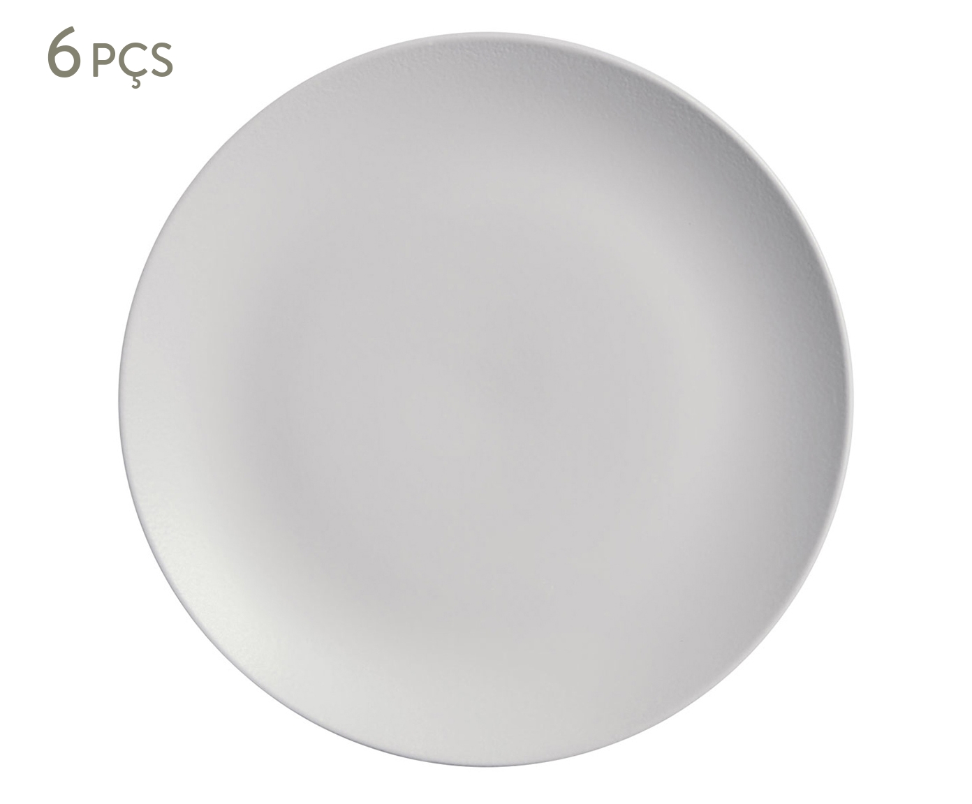 Jogo de Pratos Raso Coup Stoneware Vit Cinza - image 0