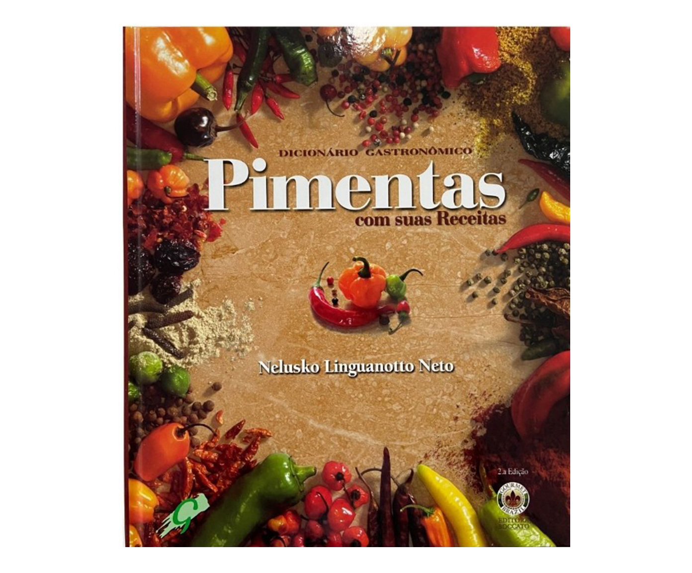 Livro "Pimentas Com Suas Receitas - Dicion&aacute;rio Gastron&ocirc;mico" - image 0