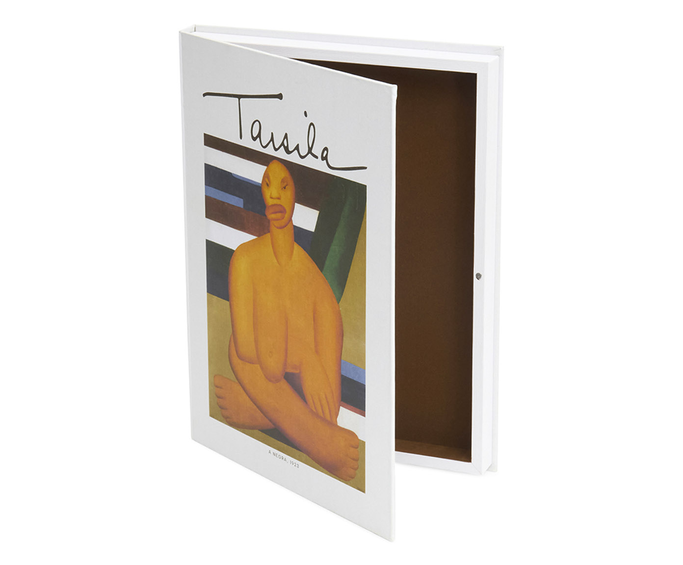Livro-Caixa em Mdf e Canvas A Negra image number 2