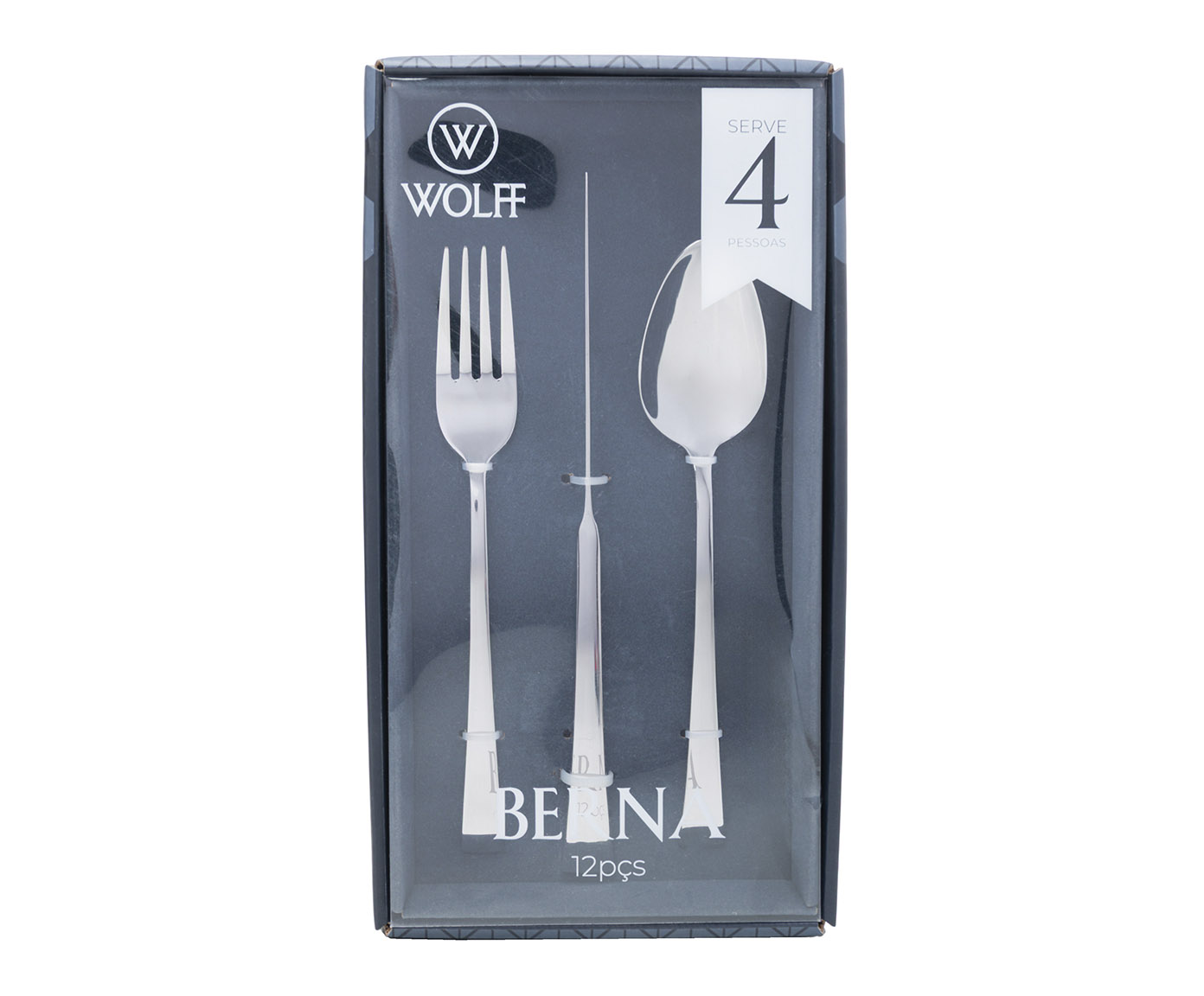 Faqueiro de A&ccedil;o Inox Berna image number 3