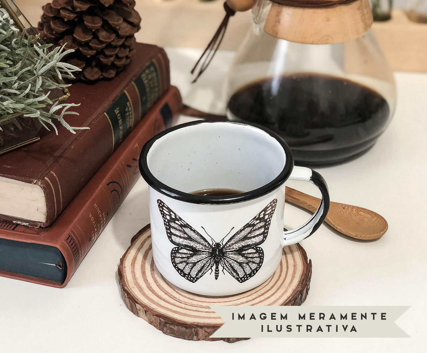 Caneca Borboleta image number 3