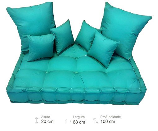 Futon Turco com Almofadas tiffany image number 2
