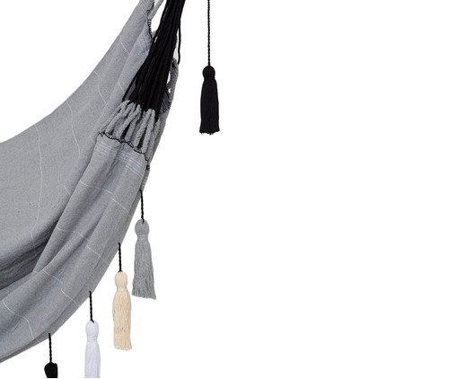 Poltrona Suspensa com Tassel Mar Cinza image number 4