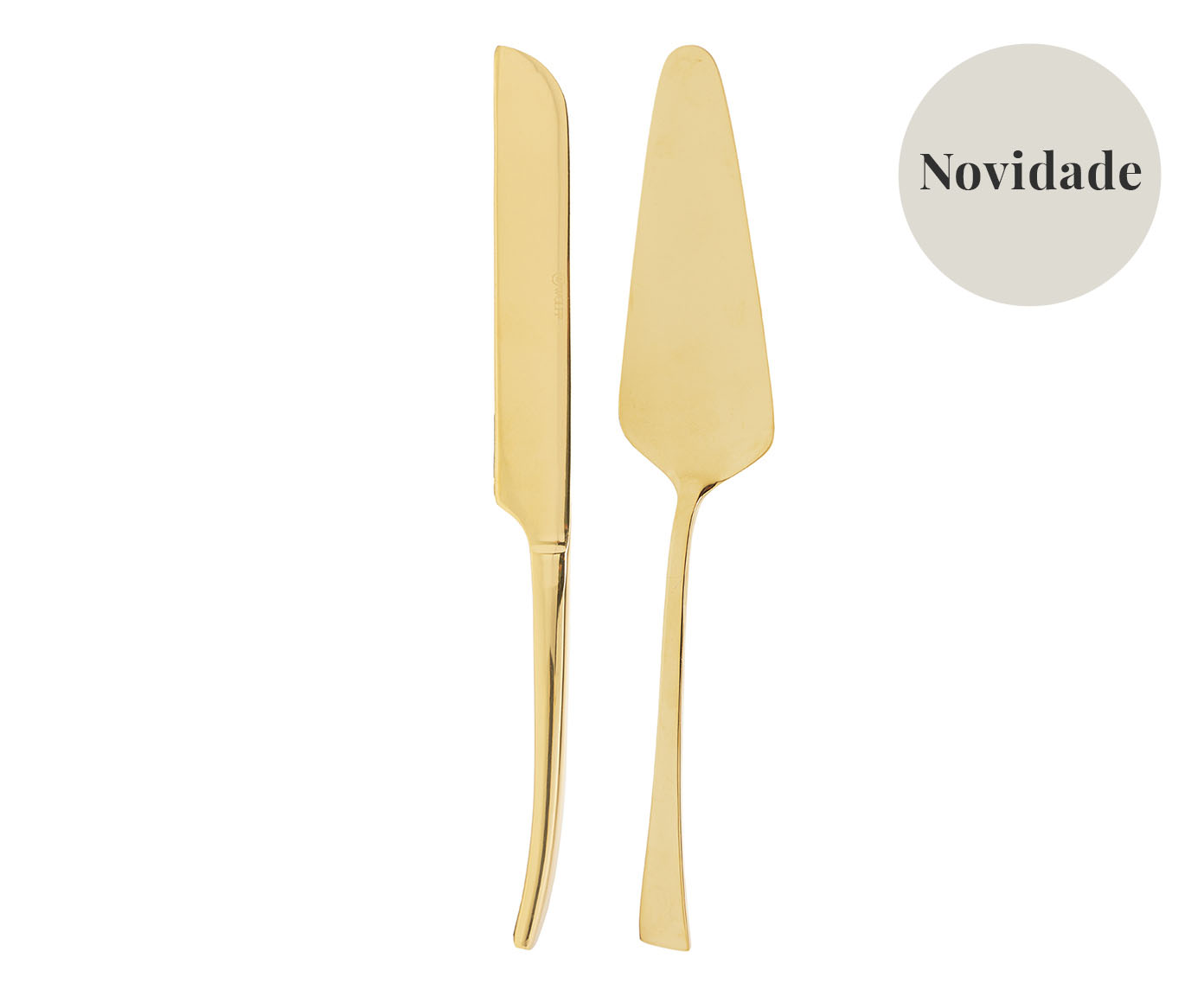 Jogo para Servir Bolo Berna Dourado - image 0