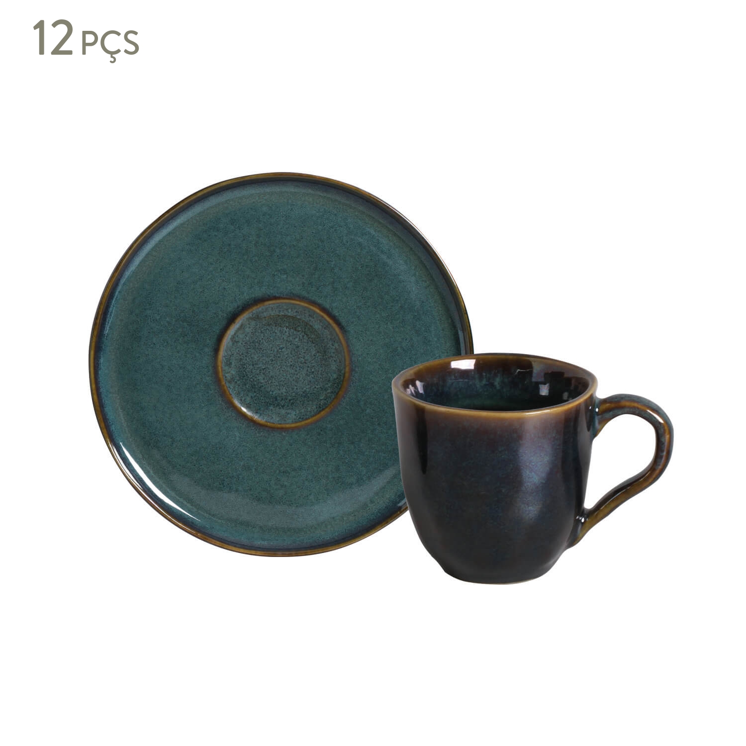 Jogo de X&iacute;caras para Caf&eacute; Bio Oceano Azul - image 0