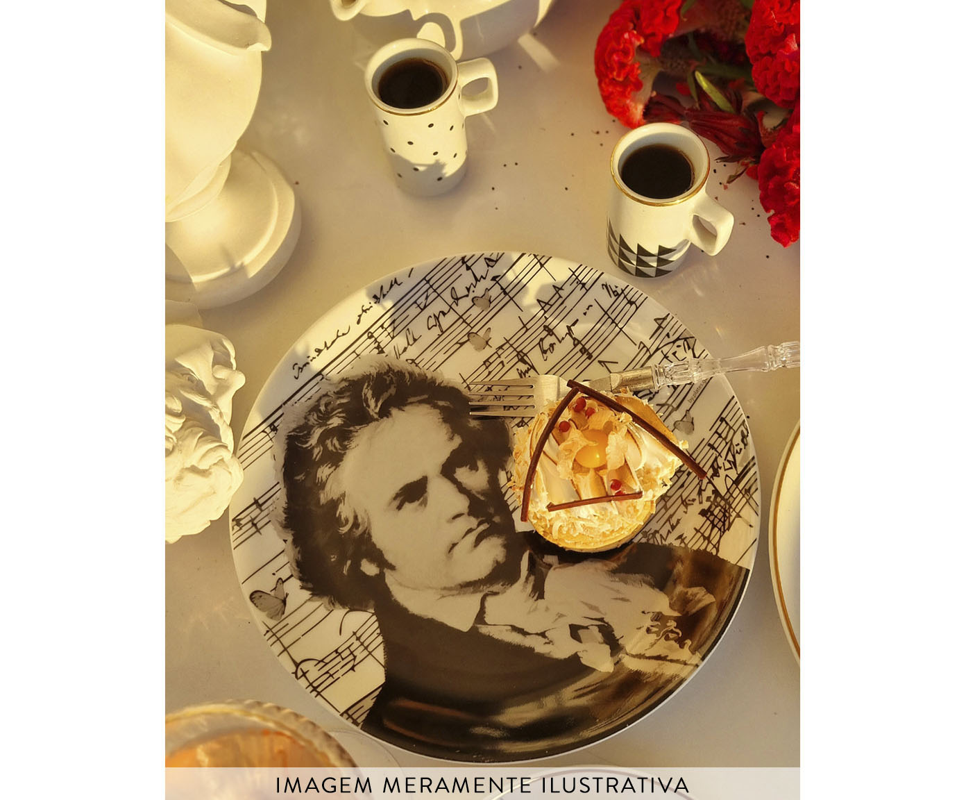 Prato de Porcelana Beethoven image number 2
