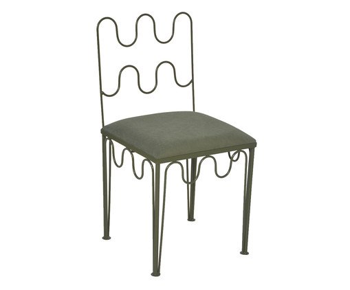 Cadeira Pop Indoor Ondas - Verde Musgo - image 0