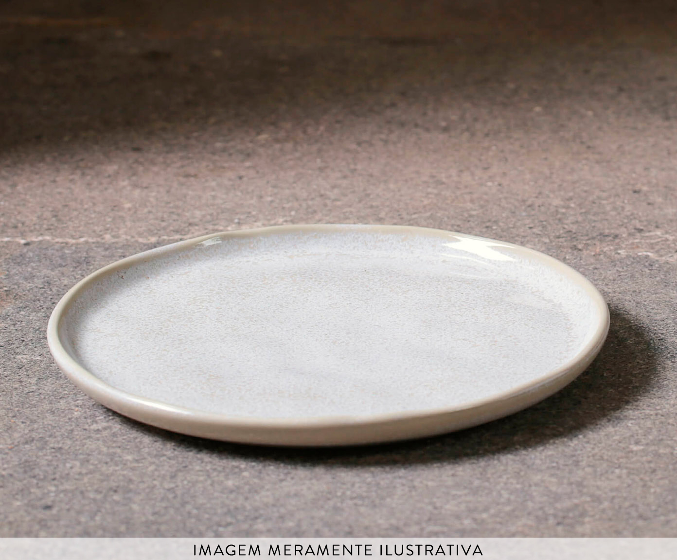 Conjunto com 6 Pratos de Sobremesa Bio Latte - image 1