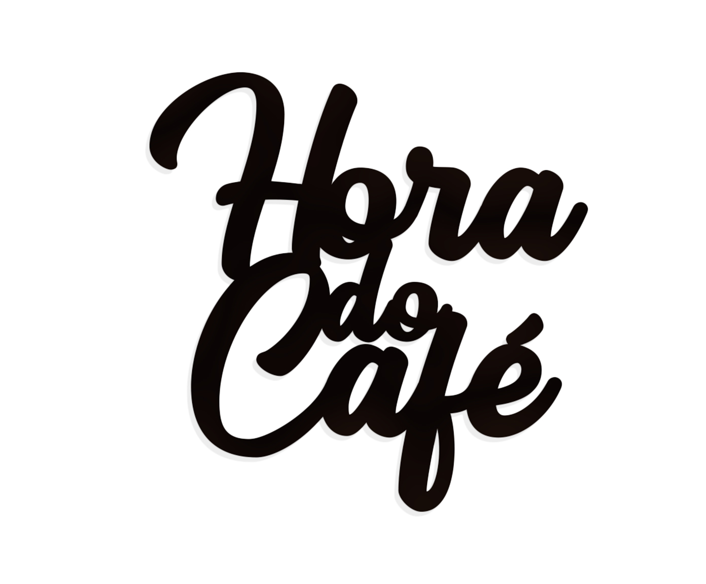 Decorativo de Parede Lettering Hora do Caf&eacute; - image 0