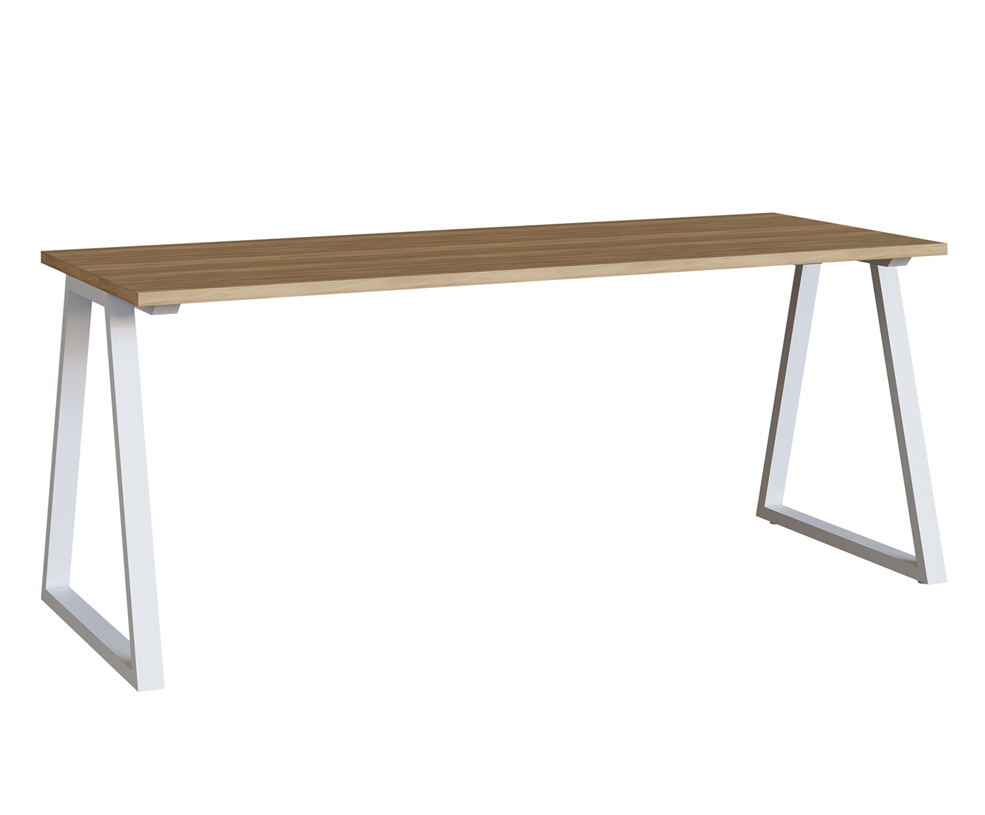 Mesa Escrivaninha Concept Home Office Nogal Sevilha - Branco - image 1