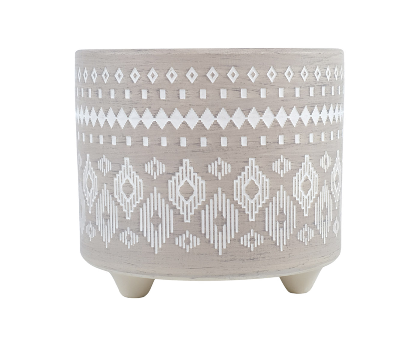 Cachepot Winny Cinza Grande - image 0