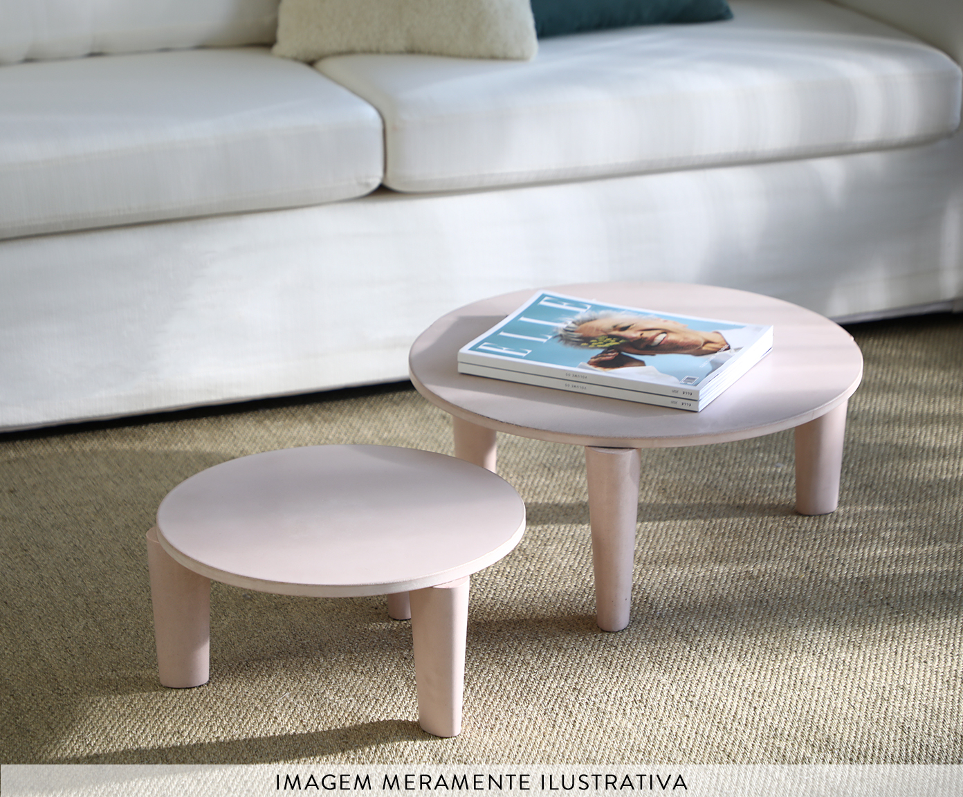 Mesa de Centro Grit Rosa - image 1