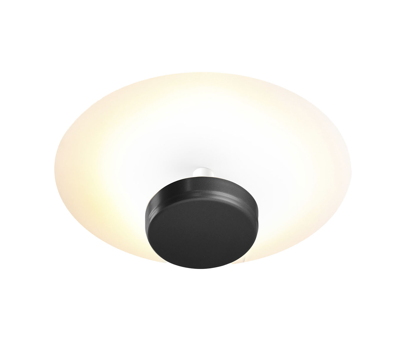 Plafon de Sobrepor Slice Preto Bivolt - M - image 0