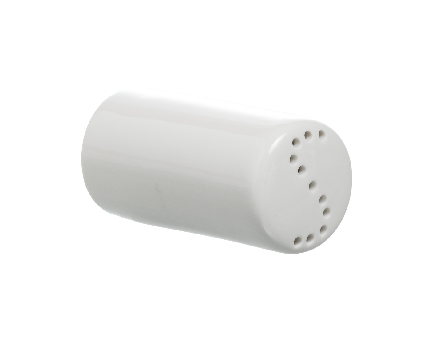 Saleiro e pimenteiro Blanc em porcelana branco image number 5