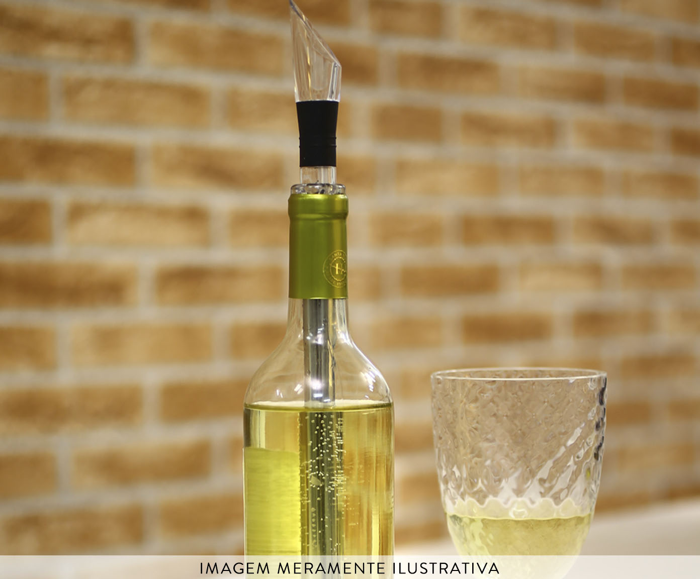 Bast&atilde;o em Inox para Resfriar Vinho Blister image number 4
