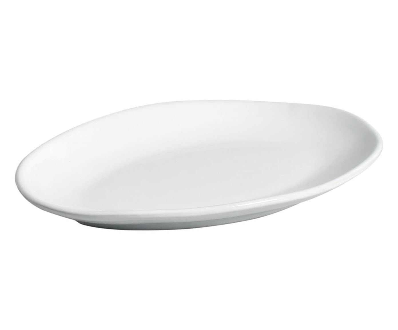 Jogo de Pratos para Sobremesa Oval Org&acirc;nico New White - image 1