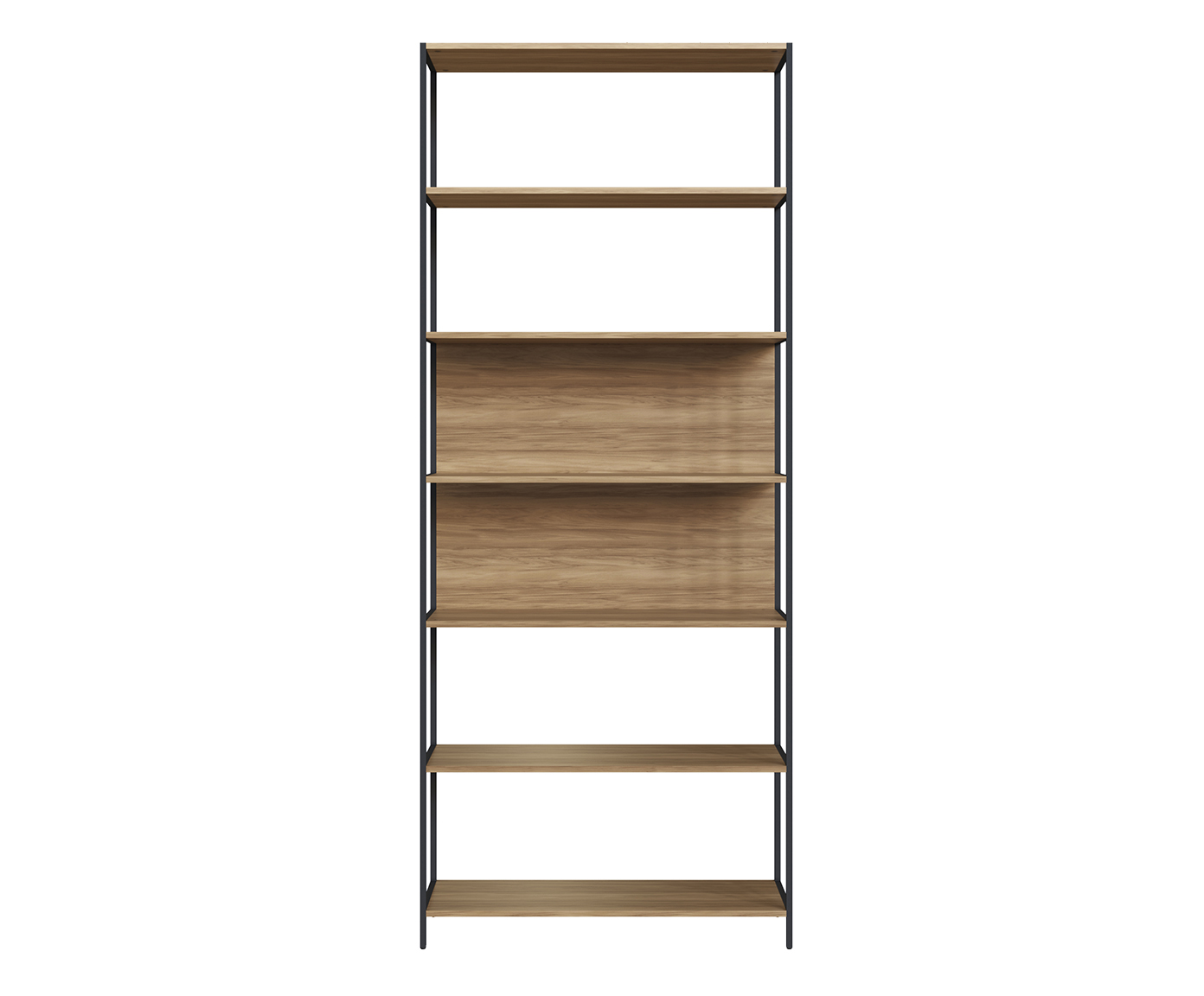 Estante  Concept Home Office Nogal - Preto - image 0