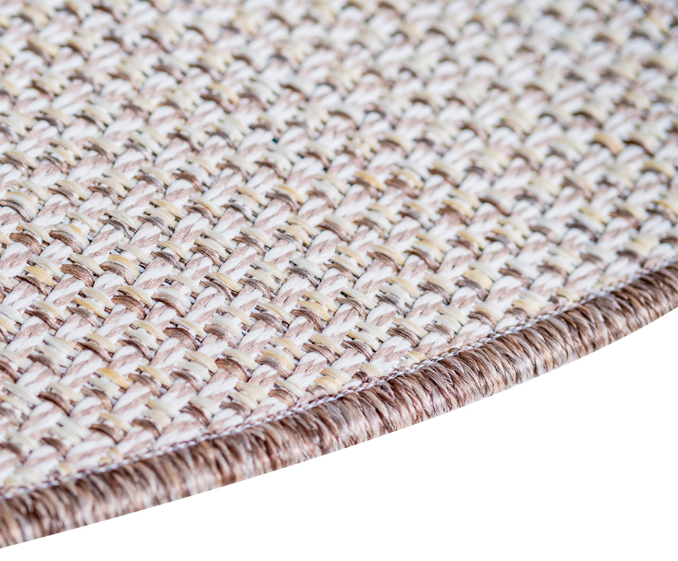 Tapete Redondo Artesanal Look Jacquard Brinco de Princesa image number 5