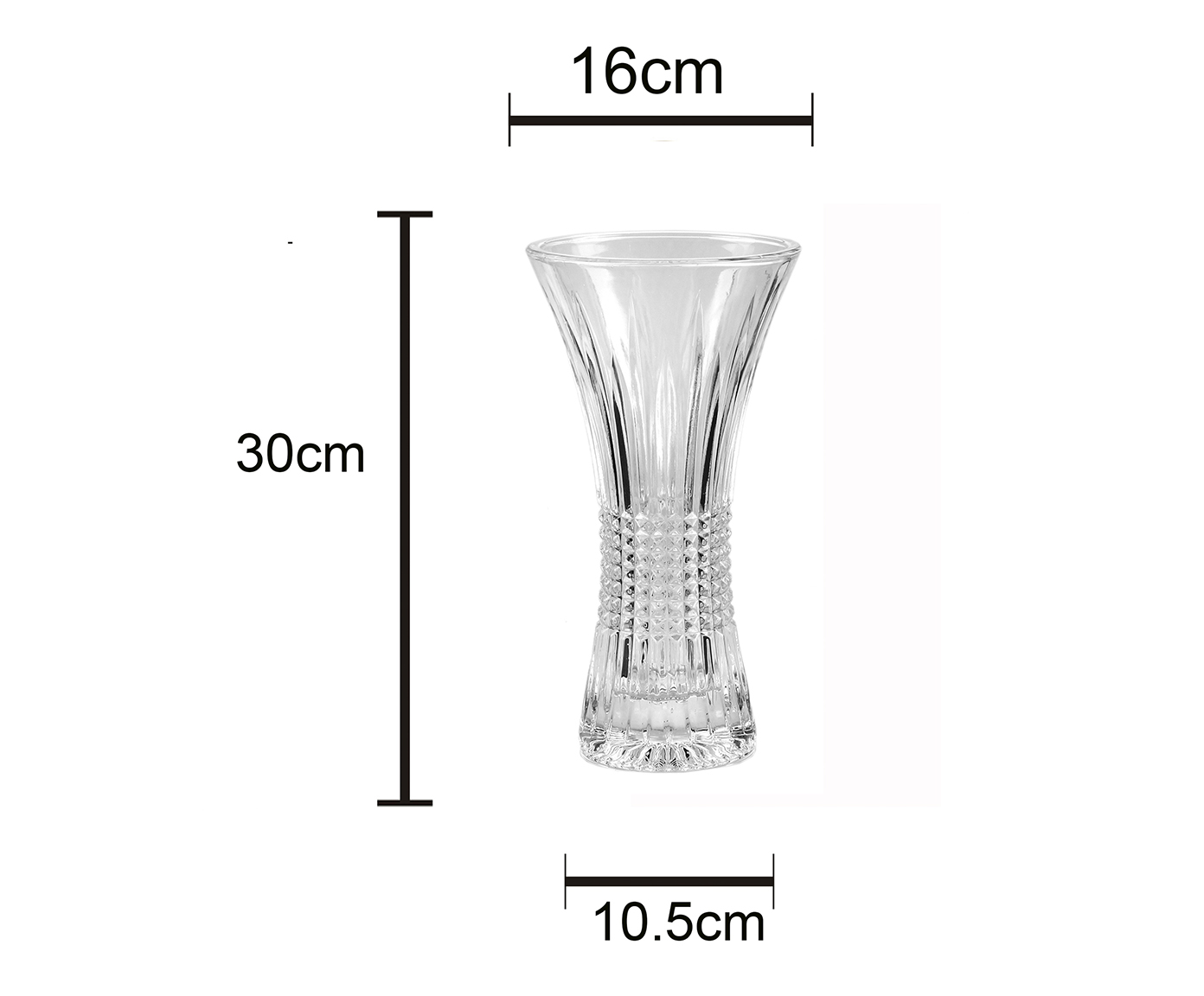 Vaso em Cristal Queen image number 2
