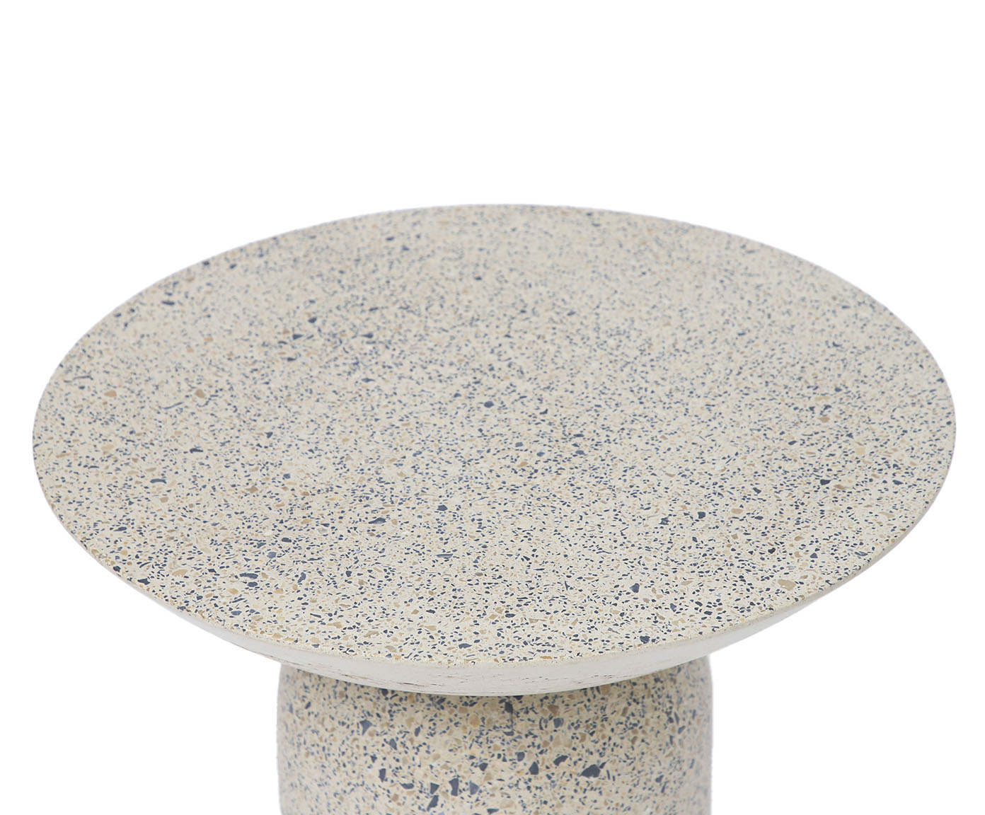 Mesa Lateral M&eacute;dia Brut em Granilite -  Branco image number 2