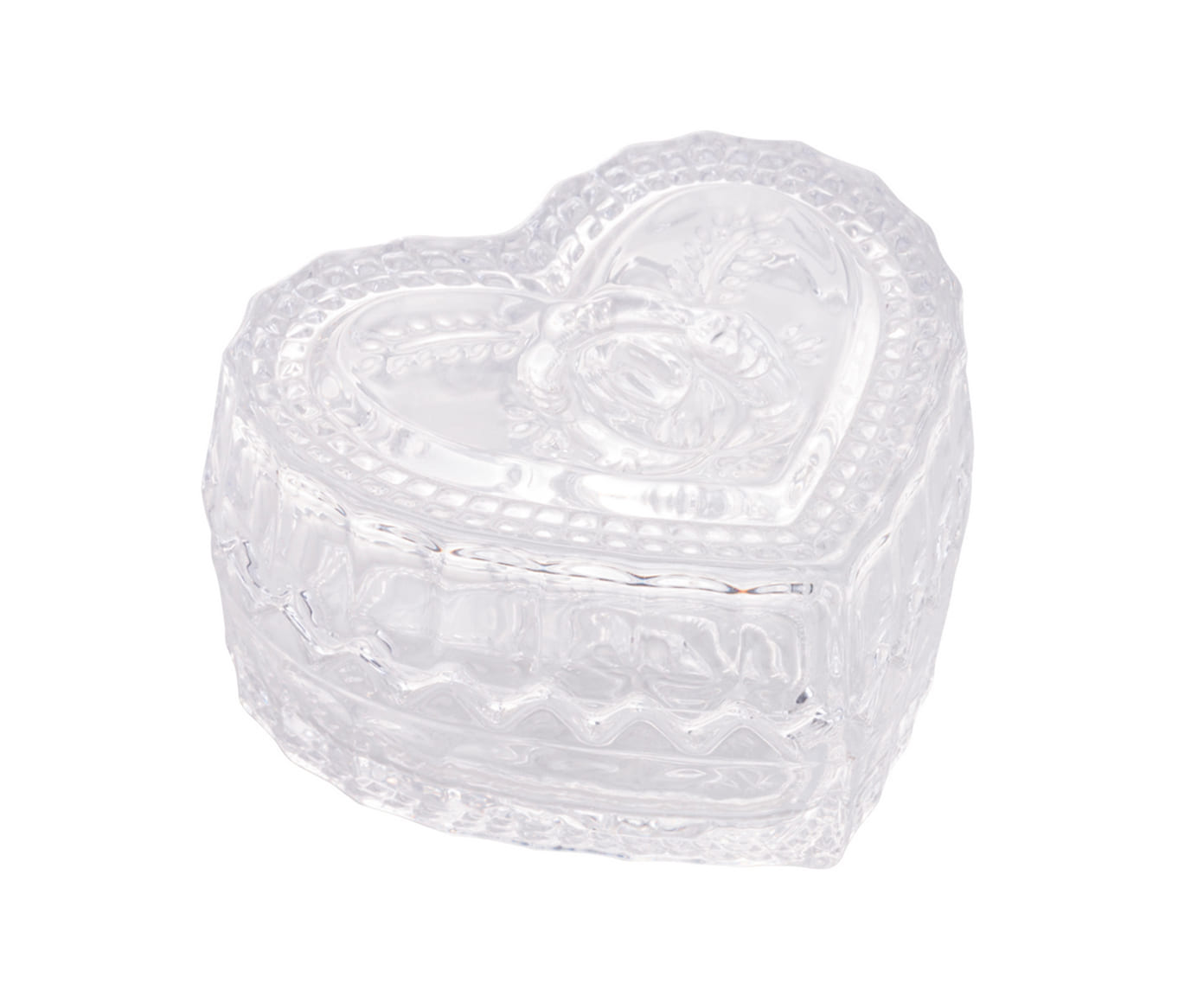 Pote Decorativo em Cristal Cora&ccedil;&atilde;o - image 0