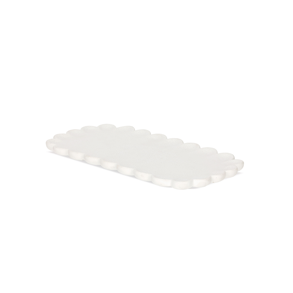 Bandeja Decorativa Daimoneds Off White - image 0