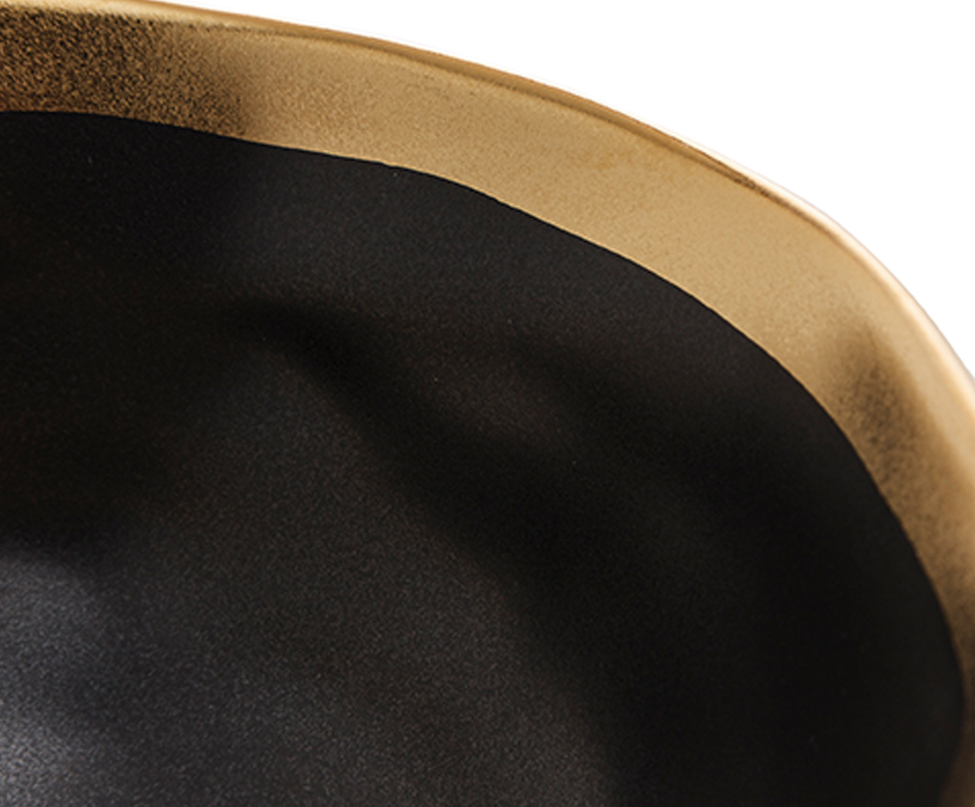 Bowl em Porcelana Dubai Preto e Dourado image number 2