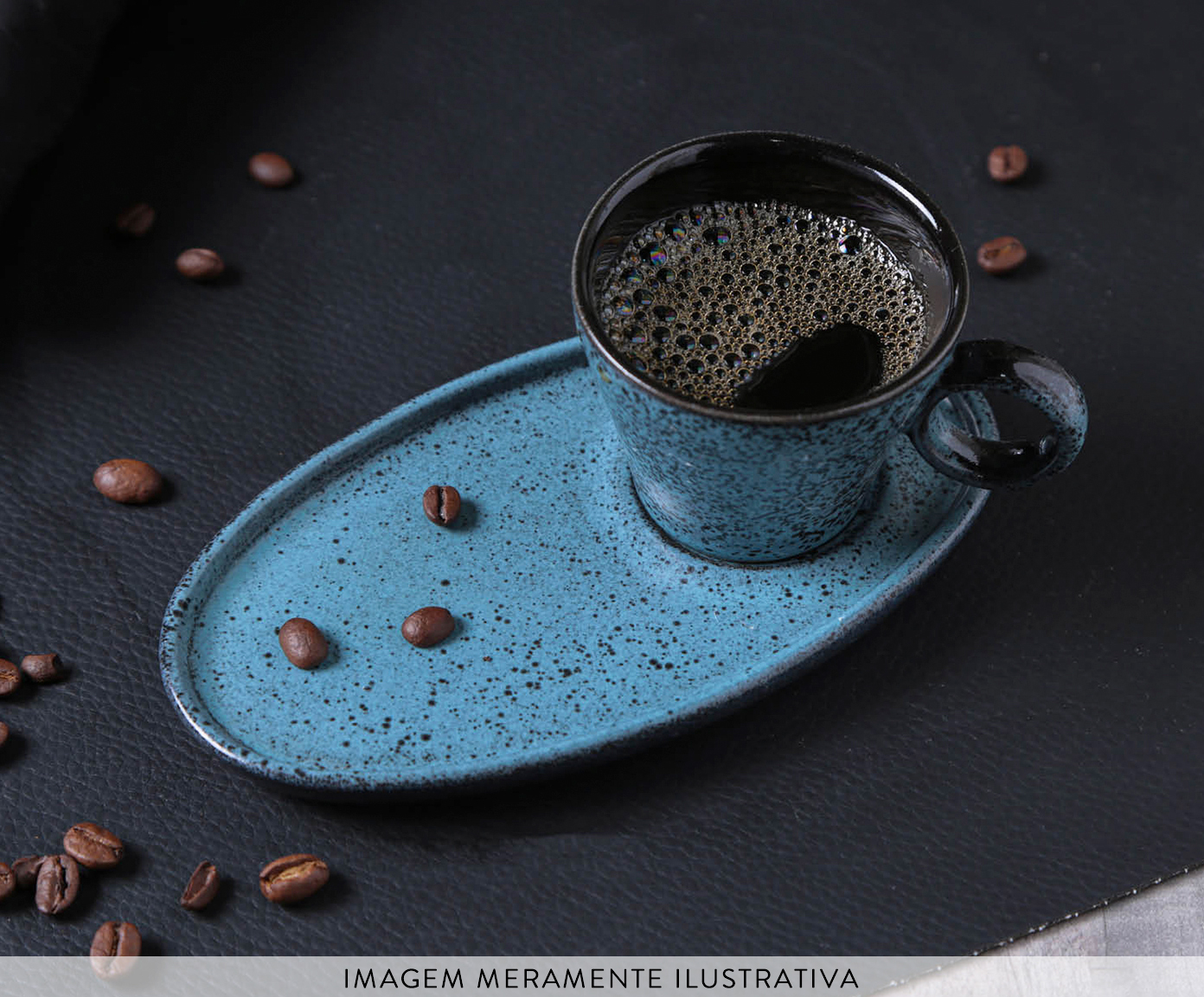 Jogo de X&iacute;caras para Caf&eacute; Neo Night Sky Azul - image 1