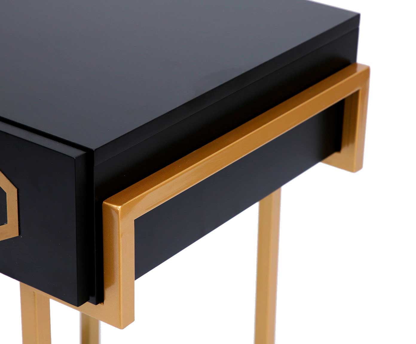 Mesa de Cabeceira Glam - Preto image number 7