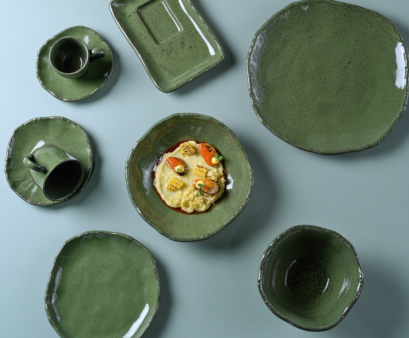Jogo de Travessas Org&acirc;nico Eco Jade Verde image number 2