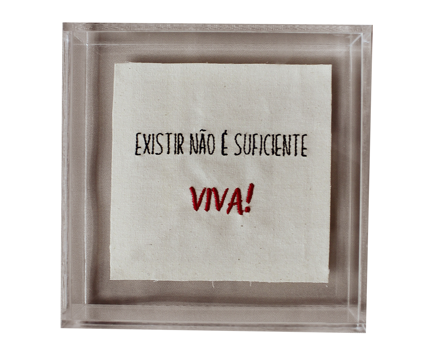 Quadro em Acr&iacute;lico "Bordado Viva" - image 0