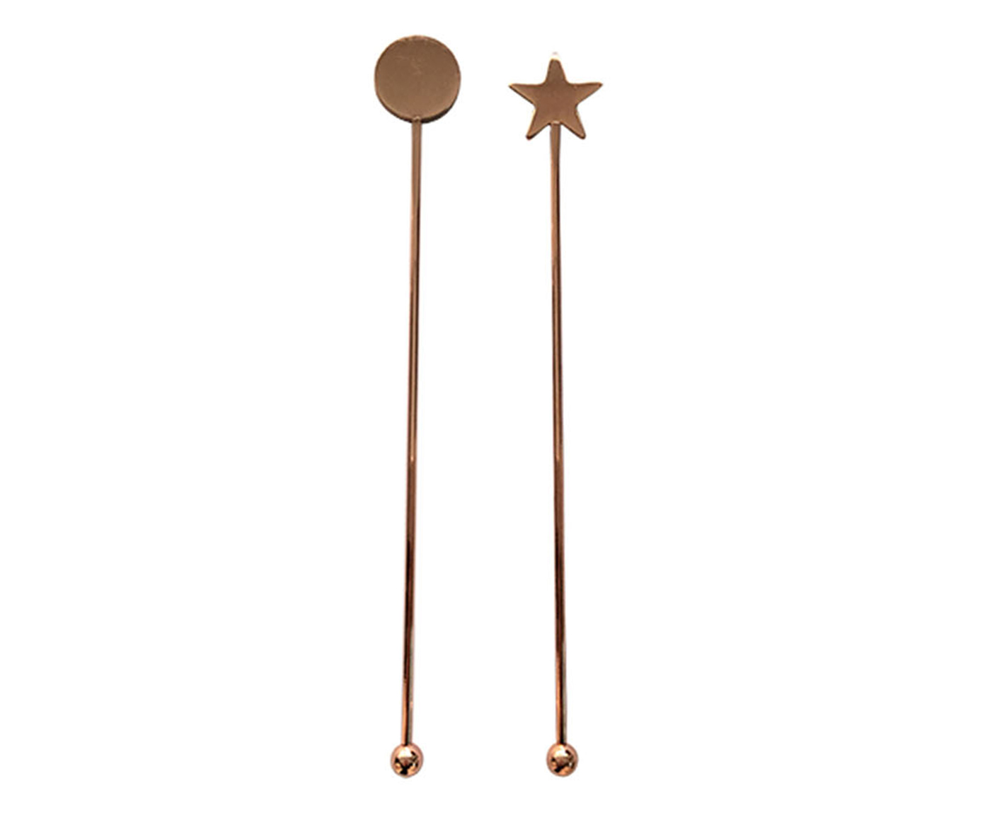Jogo de Misturadores de Drinks em Inox Star Acobreado - image 0