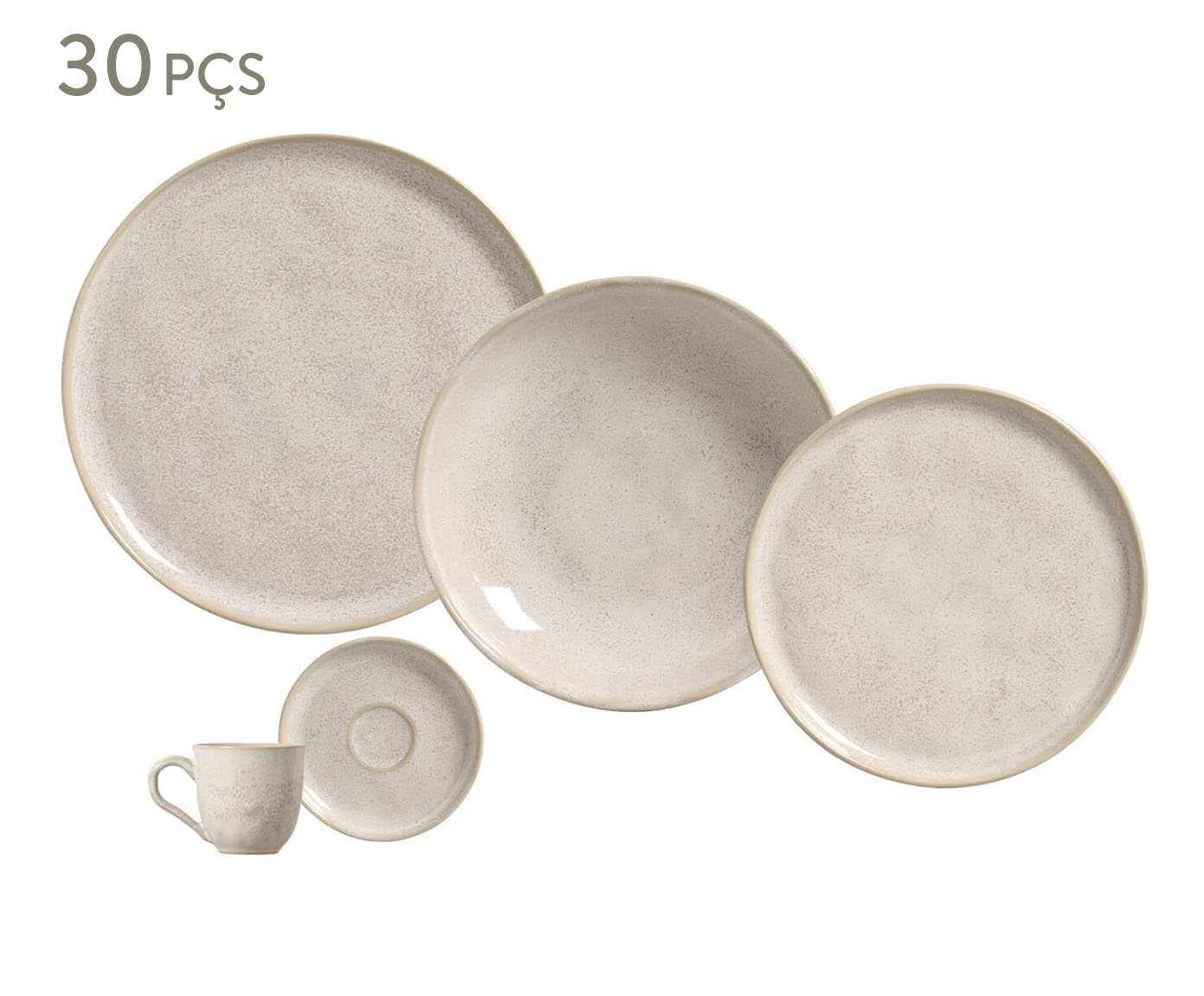 Aparelho de Jantar Bio Latte Cru - image 0