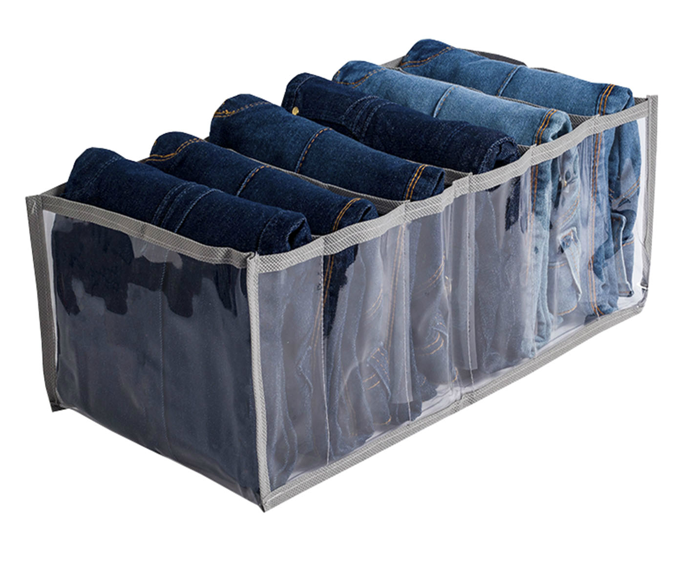Organizador Colmeia Cristal Premium P1 Cinza - image 0