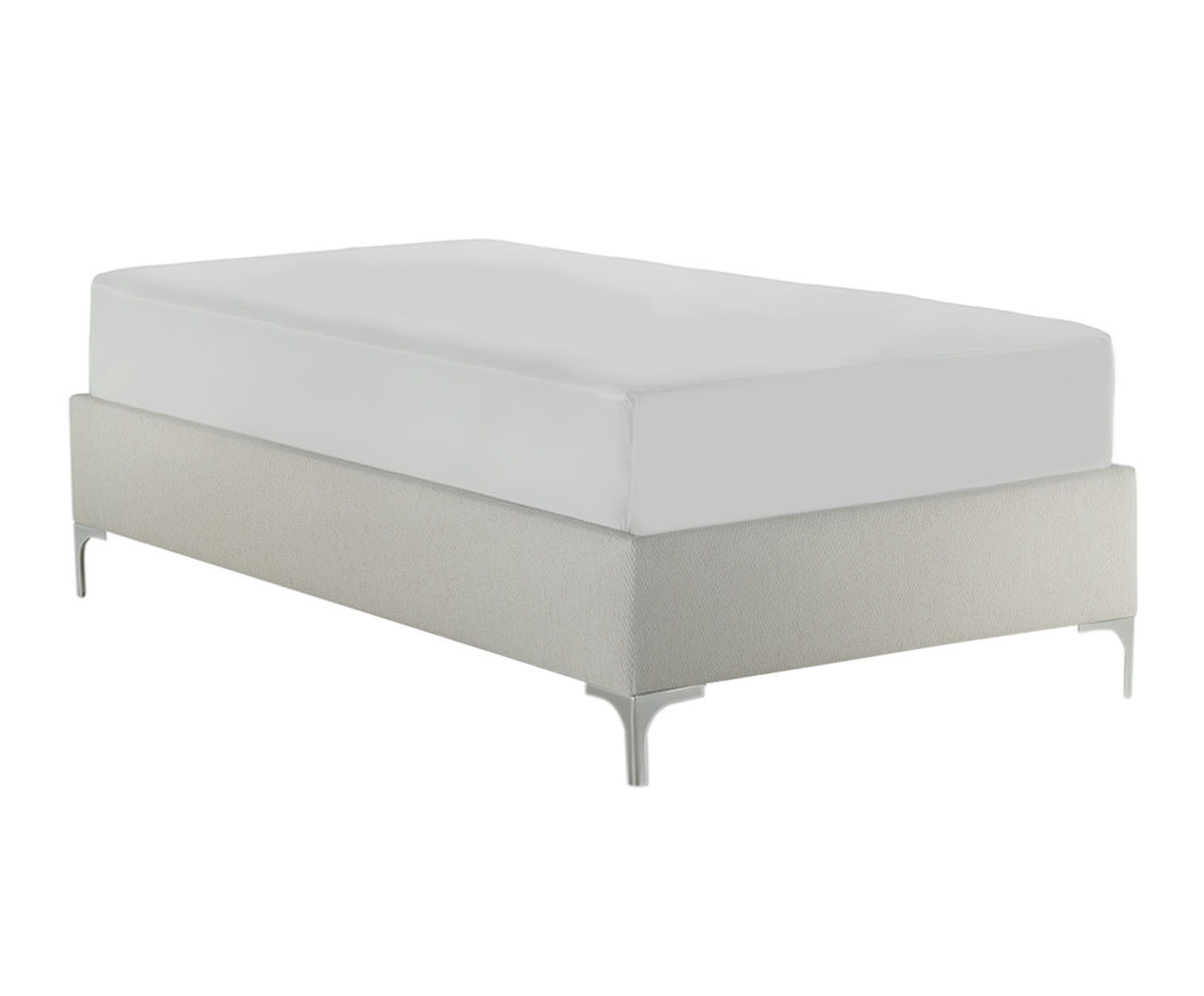 Cama Trento Boucl&ecirc; Off-White - image 1