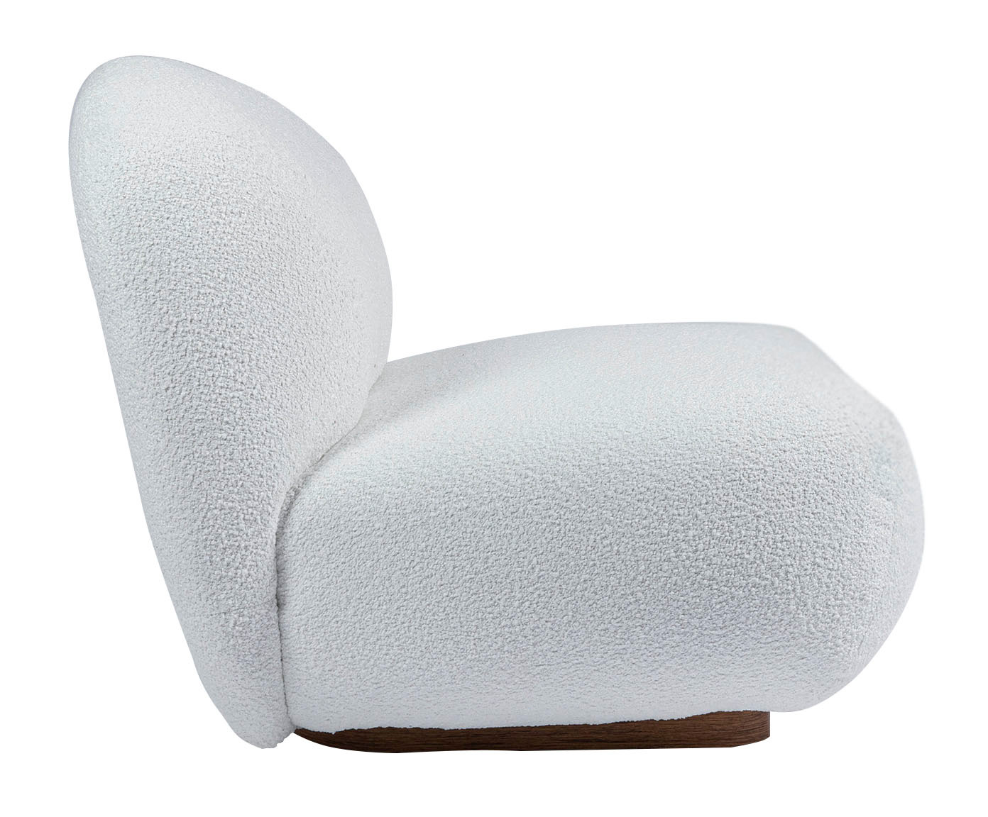Poltrona em Boucle Nube Branco image number 6