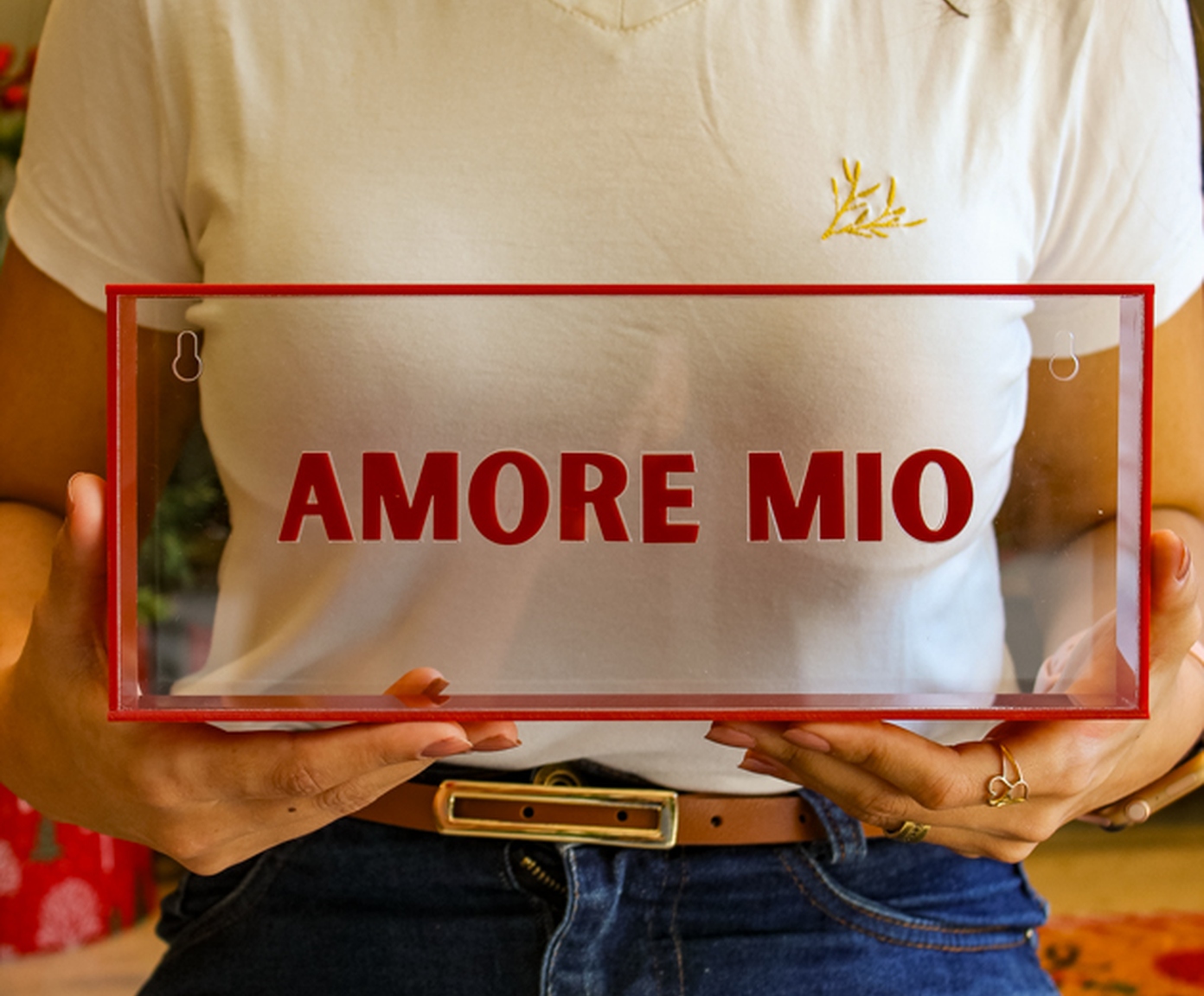 Quadro em Acr&iacute;lico "Amore Mio" image number 2